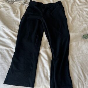 Black Wide-Leg Pants